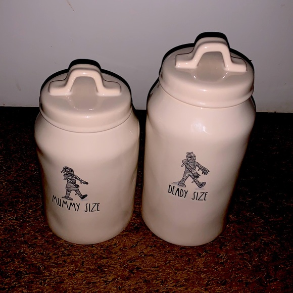Rae Dunn Kitchen Rae Dunn Mummy Canisters Poshmark